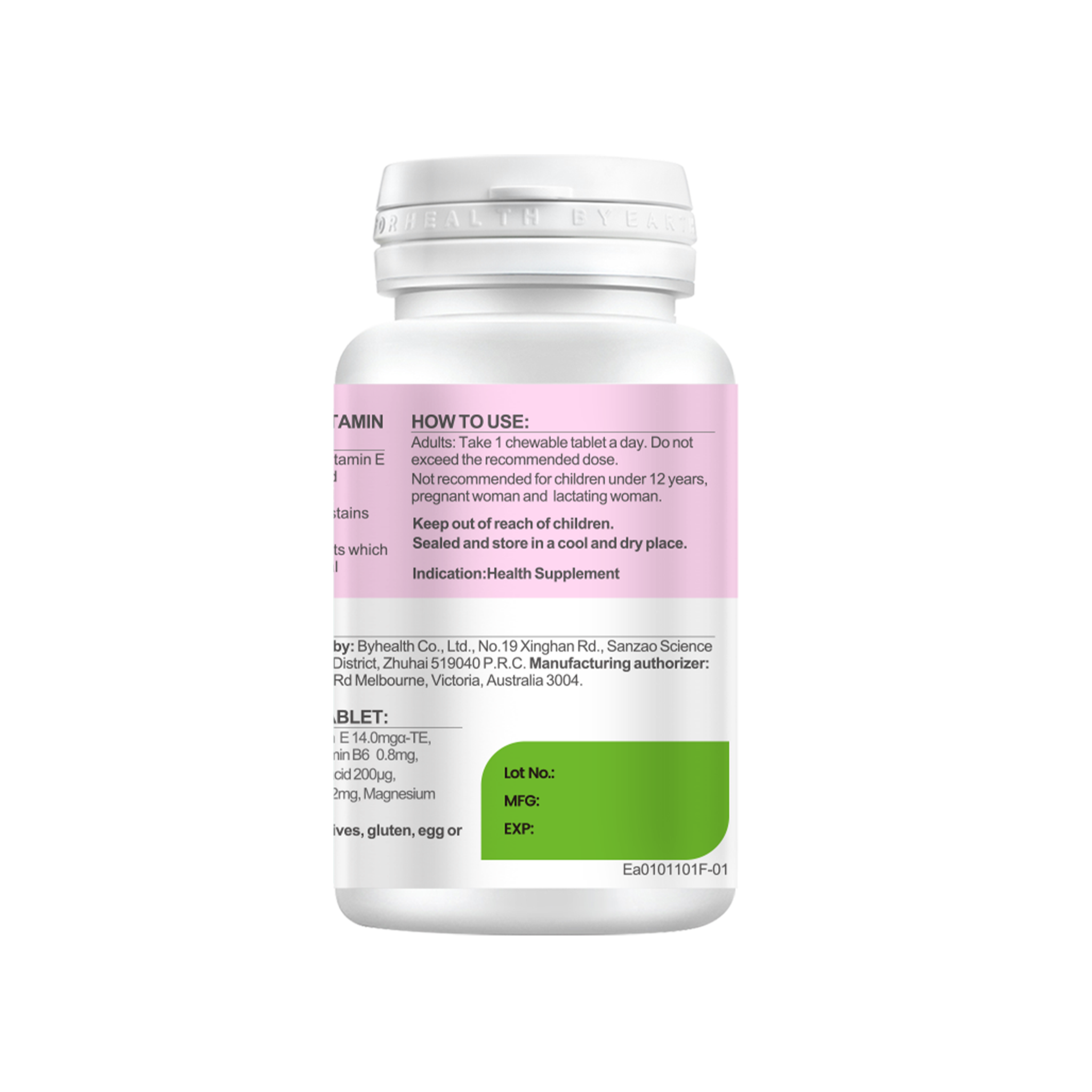 Alternative view of Pentavite Women Multivitamin & Mineral Chewable