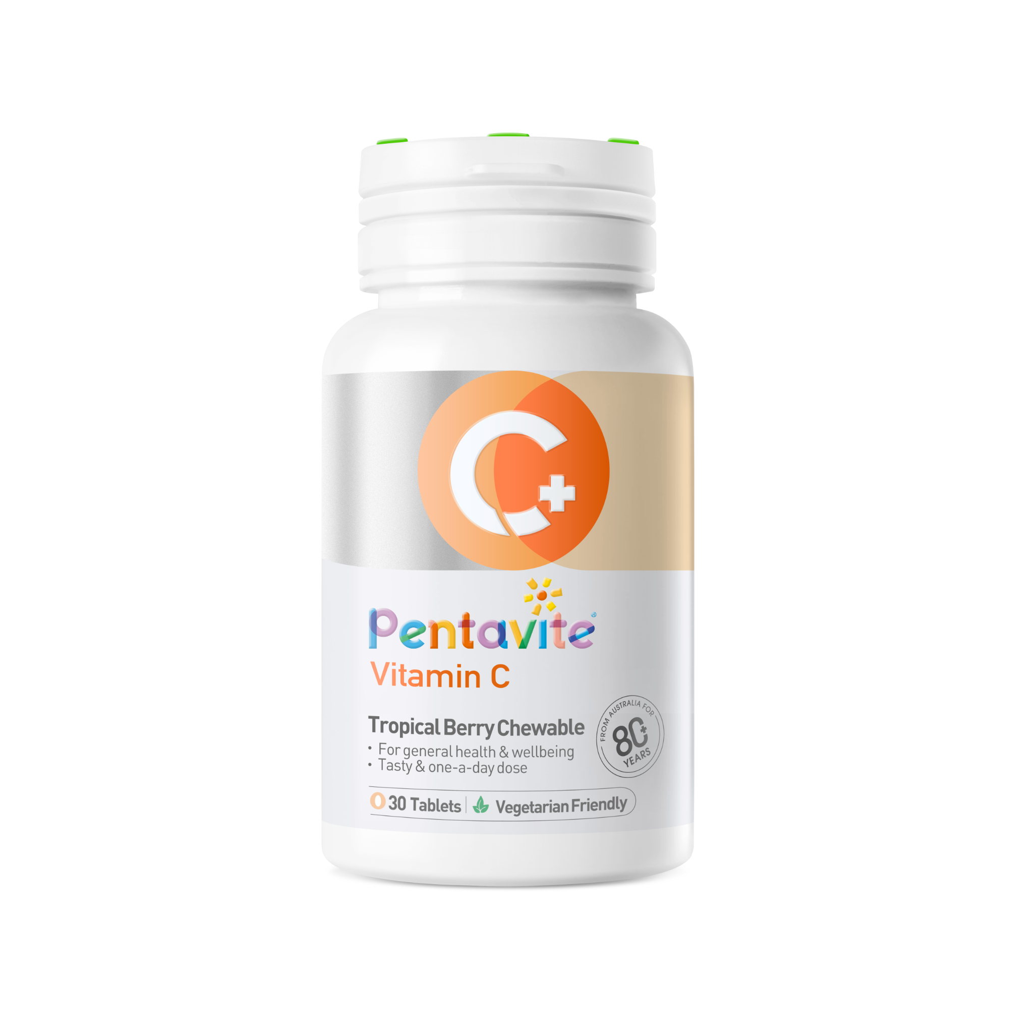 Pentavite Vitamin C Tropical Berry Chewable
